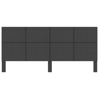 Hoofdbord 200x200 cm stof donkergrijs  4