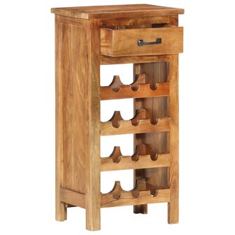 Wijnkast 40x30x80 cm massief acaciahout  3