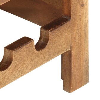 Wijnkast 40x30x80 cm massief acaciahout  5