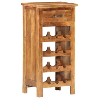 Wijnkast 40x30x80 cm massief acaciahout  11