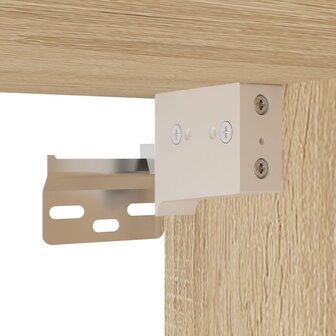 Tv-wandmeubel met LED-verlichting 30x28,5x30 cm sonoma eiken 12