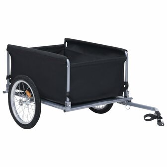 Fietstrailer 65 kg zwart en rood 3