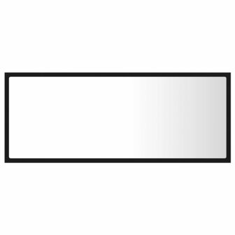 Badkamerspiegel LED 100x8,5x37 cm acryl zwart 7