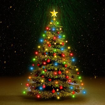 Kerstboomverlichting met 180 LED&amp;apos;s meerkleurig net 180 cm 1