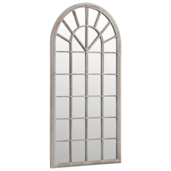 Tuinspiegel 90x45 cm ijzer zandkleurig 2