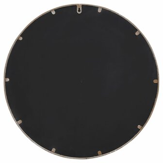 Tuinspiegel rond 40x4 cm ijzer zandkleurig 4