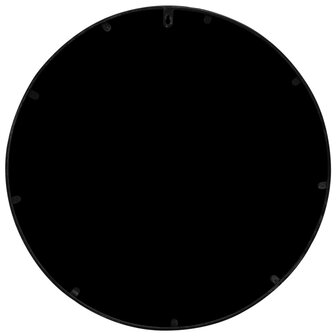 Tuinspiegel rond 60x3 cm ijzer zwart 4