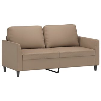 2-delige Loungeset met kussens kunstleer cappuccino 4