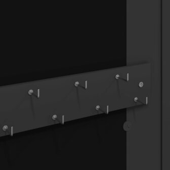 Sieradenkast met spiegel wandgemonteerd 30x8,5x67 cm zwart 8