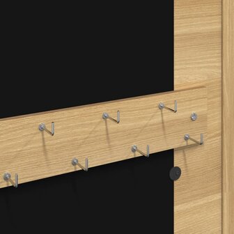 Sieradenkast met spiegel wandgemonteerd 30x8,5x67 cm 8