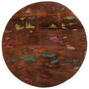 Tafelblad rond &Oslash; 40x3,8 cm massief gerecycled hout 1