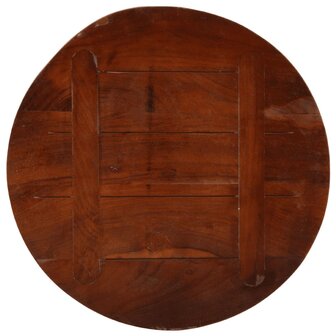 Tafelblad rond &Oslash; 40x3,8 cm massief gerecycled hout 5