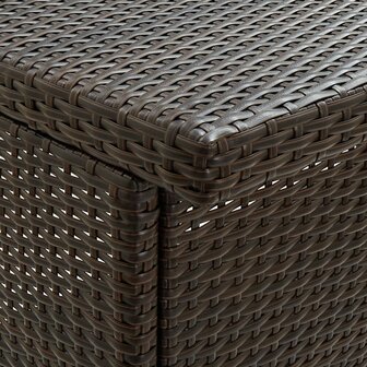 3-delige Barset poly rattan bruin 8