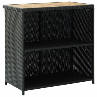 3-delige Barset poly rattan zwart 5