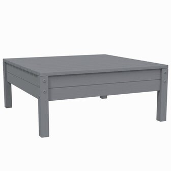 3-delige Loungeset met kussens massief grenenhout grijs 7