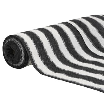 Privacyscherm 75 g/m&sup2; 1x10 m HDPE antracietkleurig en wit 3