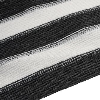 Privacynet 150 g/m&sup2; 1x10 m HDPE antracietkleurig en wit 5