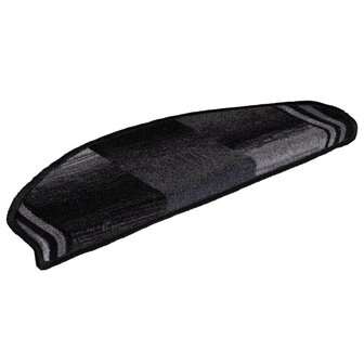 Trapmatten zelfklevend 5 st 65x21x4 cm zwart en grijs 3