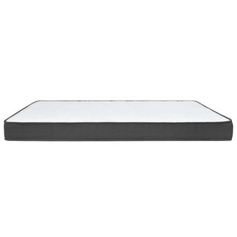 Boxspring stof donkergrijs 90x200 cm 10