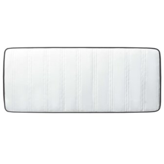 Boxspring stof donkergrijs 90x200 cm 11