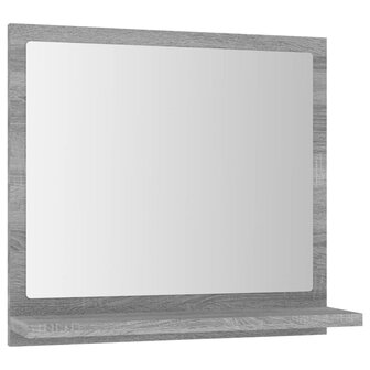 Badkamerspiegel 40x10,5x37 cm bewerkt hout grijs sonoma eiken 2