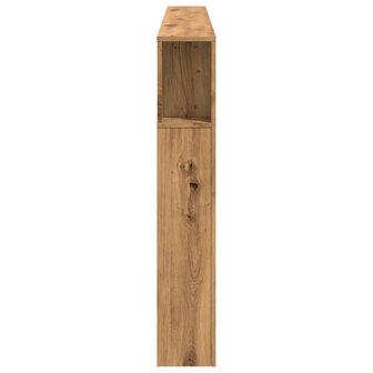 Hoofdeinde met LED 220x18,5x103,5 cm hout artisanaal eikenkleur 7
