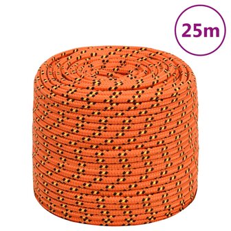 Boottouw 10 mm 25 m polypropyleen oranje 1