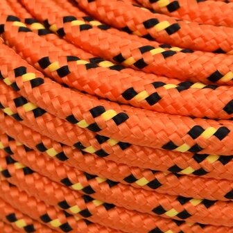 Boottouw 10 mm 25 m polypropyleen oranje 4
