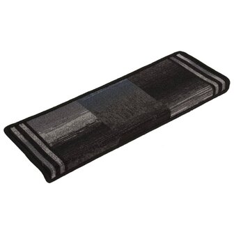 Trapmatten zelfklevend 5 st 65x21x4 cm zwart en grijs 3