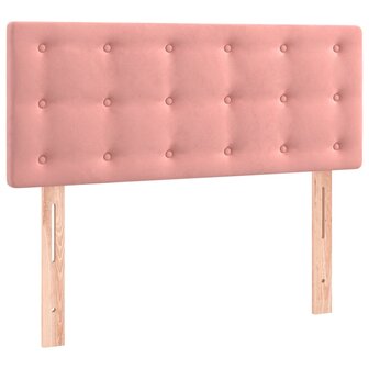 Hoofdbord 80x5x78/88 cm fluweel roze 2