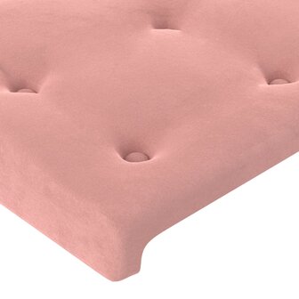Hoofdbord 80x5x78/88 cm fluweel roze 4