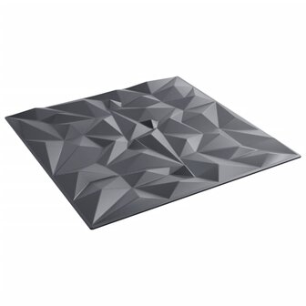 48 st Wandpanelen amethist 12 m&sup2; 50x50 cm XPS grijs 5