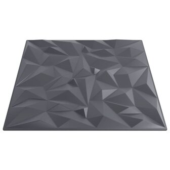 48 st Wandpanelen amethist 12 m&sup2; 50x50 cm XPS grijs 6