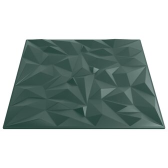 48 st Wandpanelen amethist 12 m&sup2; 50x50 cm XPS groen 6
