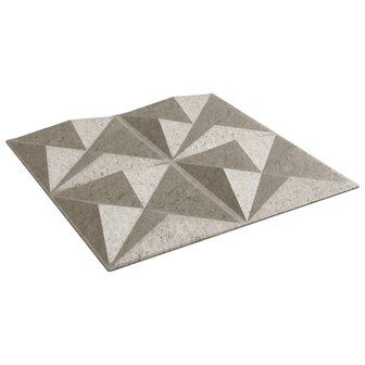 48 st Wandpanelen origami 12 m&sup2; 50x50 cm XPS beton 5