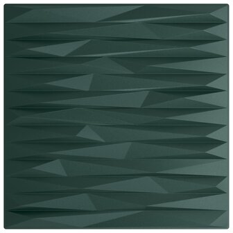 48 st Wandpanelen steen 12 m&sup2; 50x50 cm XPS groen 2
