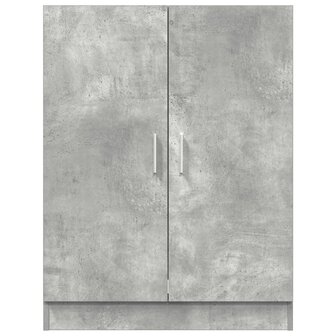 Wasmachinekast 70,5x71,5x91,5 cm betongrijs 4