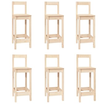 7-delige Barset massief grenenhout 3