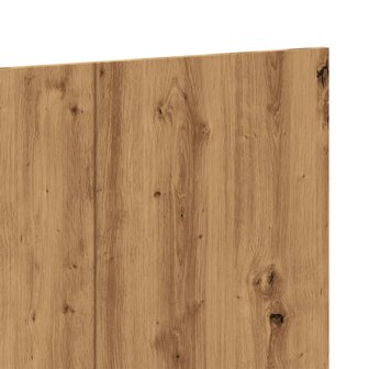 Hoofdeinde 200x1,5x80 cm bewerkt hout artisanaal eikenkleur 5