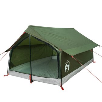 Tent 2-persoons waterdicht olijfgroen 4
