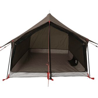 Tent 2-persoons waterdicht bruin 6