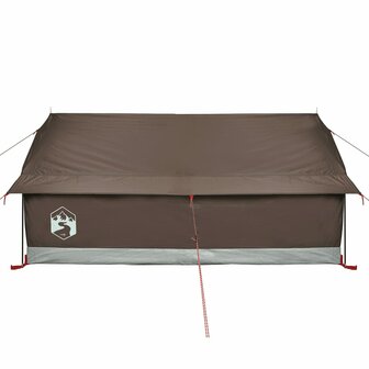 Tent 2-persoons waterdicht bruin 8
