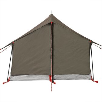 Tent 2-persoons waterdicht bruin 9