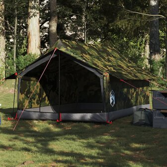 Tent 2-persoons waterdicht camouflage 1