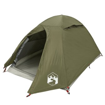 Koepeltent 2-persoons waterdicht olijfgroen 4