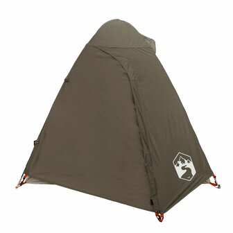 Koepeltent 2-persoons waterdicht bruin 7