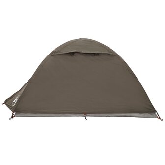 Koepeltent 2-persoons waterdicht bruin 8