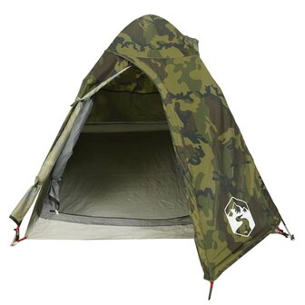 Koepeltent 2-persoons waterdicht camouflage 6