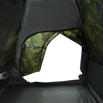Koepeltent 2-persoons waterdicht camouflage 10