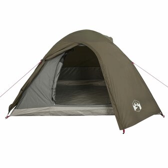 Koepeltent 3-persoons waterdicht bruin 6